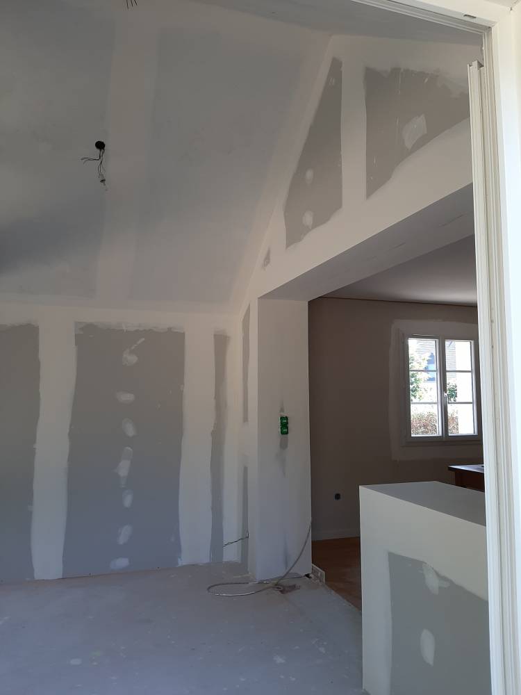 Cloisonnement placo plâtre à Fougères